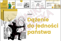 Dążenie do jedności państwa - prezentacja historia klasa 5