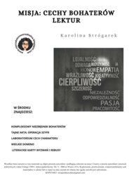 MISJA: CECHY BOHATERÓW LEKTUR