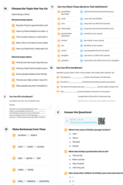 Junior Explorer 4 – Unit 1 – karta pracy – My Family (24/25) – family, appearance – Krzyżówka GRATIS