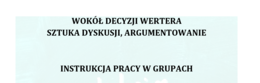 CIERPIENIA MŁODEGO WERTERA-KILKA POMYSŁÓW NA LEKCJE Z DZIEŁEM GOETHEGO