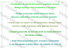 DZIEŃ ZIEMI - gazetka - 11 kart A4 do druku; plik edytowalny; dekoracja; materiały na gazetkę