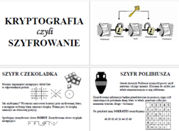 Gazetka - szyfrowanie + sylwetki znanych matematyków