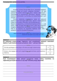 Opowieść wigilijna - czytanie ze zrozumieniem