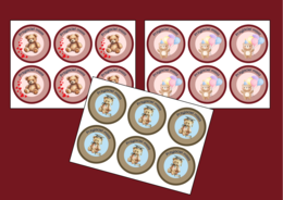 DZIEŃ PLUSZOWEGO MISIA – medale – 3 wersje – biblioteka – świetlica – przedszkole