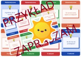 Matematyczne 5 sekund - matematyczna gra dydaktyczna
