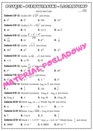 PAKIET - CAŁOŚĆ. Mini matura. Matematyka - zbiór zadań maturalnych
