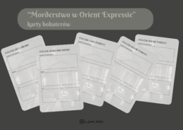 "Morderstwo w Orient Expressie" - karty postaci