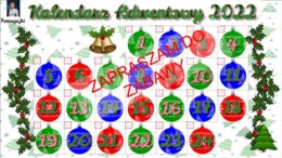 ❄Grudniowy kalendarz adwentowy z zadaniami