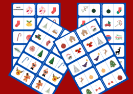 BOŻE NARODZENIE - domino obrazkowe