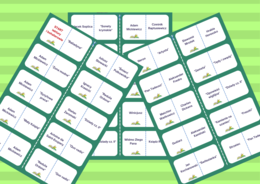 Domino - lektury obowiązkowe kl.7-8 - powtórzenie - egzamin