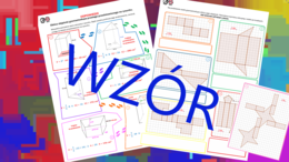 (klasa 6) Obliczanie objętości graniastosłupa prostego na podstawie rzutu albo siatki.