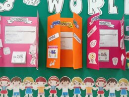 LAPBOOK - Present Simple & Present Continuous by Alicja Soszka