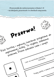 Przerywniki do wykorzystania w klasie 1–6 – na lekcjach, przerwach i w chwilach zmęczenia