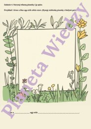 WIELKANOCNA KARTA PRACY- EASTER WORKSHEET_KLASY 1-3: EASTER EGG HUNT, ćwiczenie znajomość kolorów oraz przyimków miejsca, rysowanie własnej pisanki+ ODPOWIEDZI