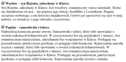 Notatka "Zemsta" A. Fredro