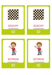 Memory logopedyczne – głoski szumiące