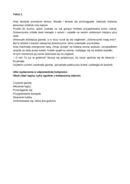 Proste czytanie ze zrozumieniem