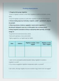 Karta pracy „Eksperyment z migdałami”