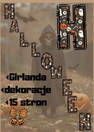 HALLOWEN GIRLANDA i dekoracje 15 stron