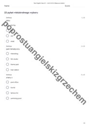 English Class A1+ - Unit 5 - testy