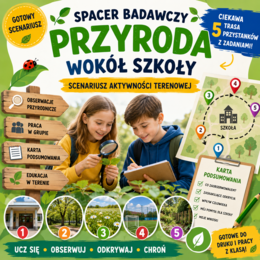Spacer badawczy „Przyroda wokół szkoły”
