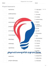 Checkpoint A2+/B1 – Unit 5 – testy