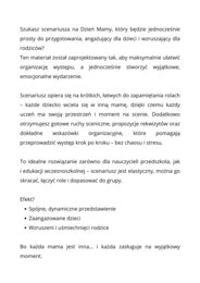 Mamy są różne - wszystkie wyjątkowe ( scenariusz apelu)