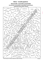 Mama - mozaika językowa (rzeczowniki, czasowniki, przymiotniki)