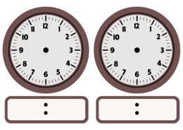 Zegarek - nauka godzin i minut