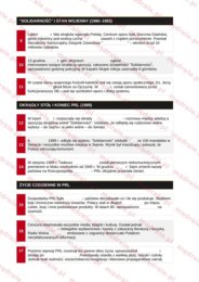 Notatka okienkowa „Polska w okresie PRL” + klucz odpowiedzi