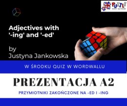 Przymiotniki zakończone na -ed i -ing