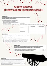Reduta Ordona - zestaw zadań egzaminacyjnych, powtórkowych, do omówienia lektury