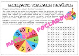 Zakręcona tabliczka mnożenia. Dzień Tabliczki Mnożenia
