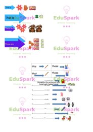 THIS THAT THESE THOSE wklejka plus ćwiczenie