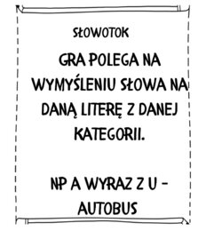 Gra słowotok