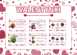 Gazetka szkolna- WALENTYNKI- 10 kolorowych kart A4- PDF