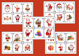 MIKOŁAJKI – puzzle – układanka- układanki - biblioteka – świetlica – przedszkole – Boże Narodzenie – 30 wersji