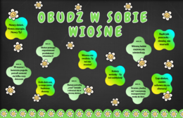 Gazetka - wiosna, obudź w sobie wiosnę
