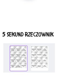 5 sekund rzeczownik