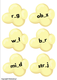 Kinowa ortografia - zabawa ortograficzna