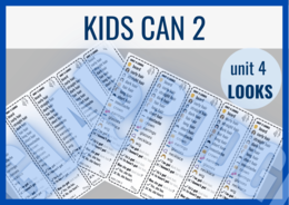 Kids Can 2 unit 4 LOOKS – zakładki do książki