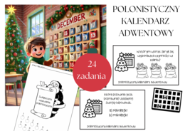 Polonistyczny kalendarz adwentowy, świąteczne wyzwanie dla uczniów 5-8 klasa SP