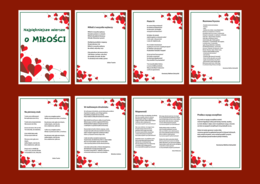 WALENTYNKI – DZIEŃ KOBIET - miłość - biblioteka – świetlica – WIERSZE – GAZETKA – 20 stron - wersja 3