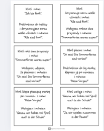 Gra Bewegungsspiel / Achtsamkeitübung język niemiecki