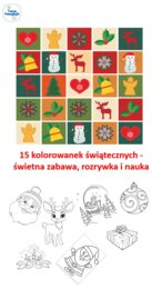 15 świątecznych kolorowanek🎄🎄☃❄
