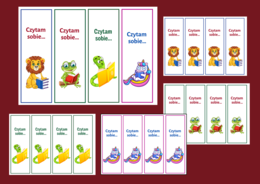 DZIEŃ KSIĄŻKI – zakładki do książek – zakładka – biblioteka – wersja 1