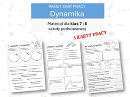 Fizyka 7 i 8. PAKIET KART PRACY. Dynamika.