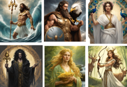 Bogowie olimpijscy, herosi greccy - mitologia grecka. legendy polskie