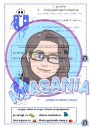 Wklejka- pisownia ,,U"