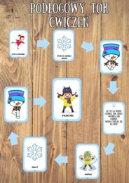 PODŁOGOWY TOR ZABAW RUCHOWYCH